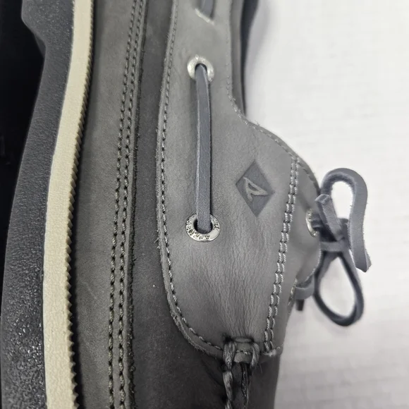 *NEW* Sperry Men's Gold Mako 2-eye Grey Suede Boat Shoes Size 15 - Picture 8 of 13